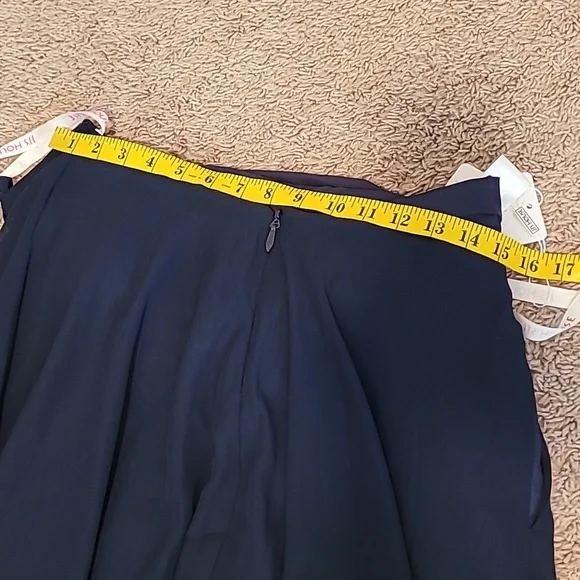 NWT JJs House Formal Gown Size 8/10 Backless Navy Blue Lace Up Event Special - Picture 8 of 11